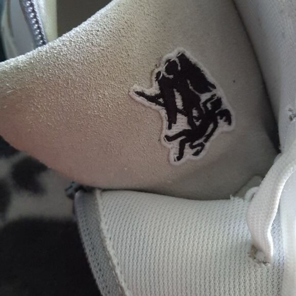 Marcel de Bruxelles White Leather Suede Side Zipper High Top Men's Sneakers 40/7 - Picture 16 of 16